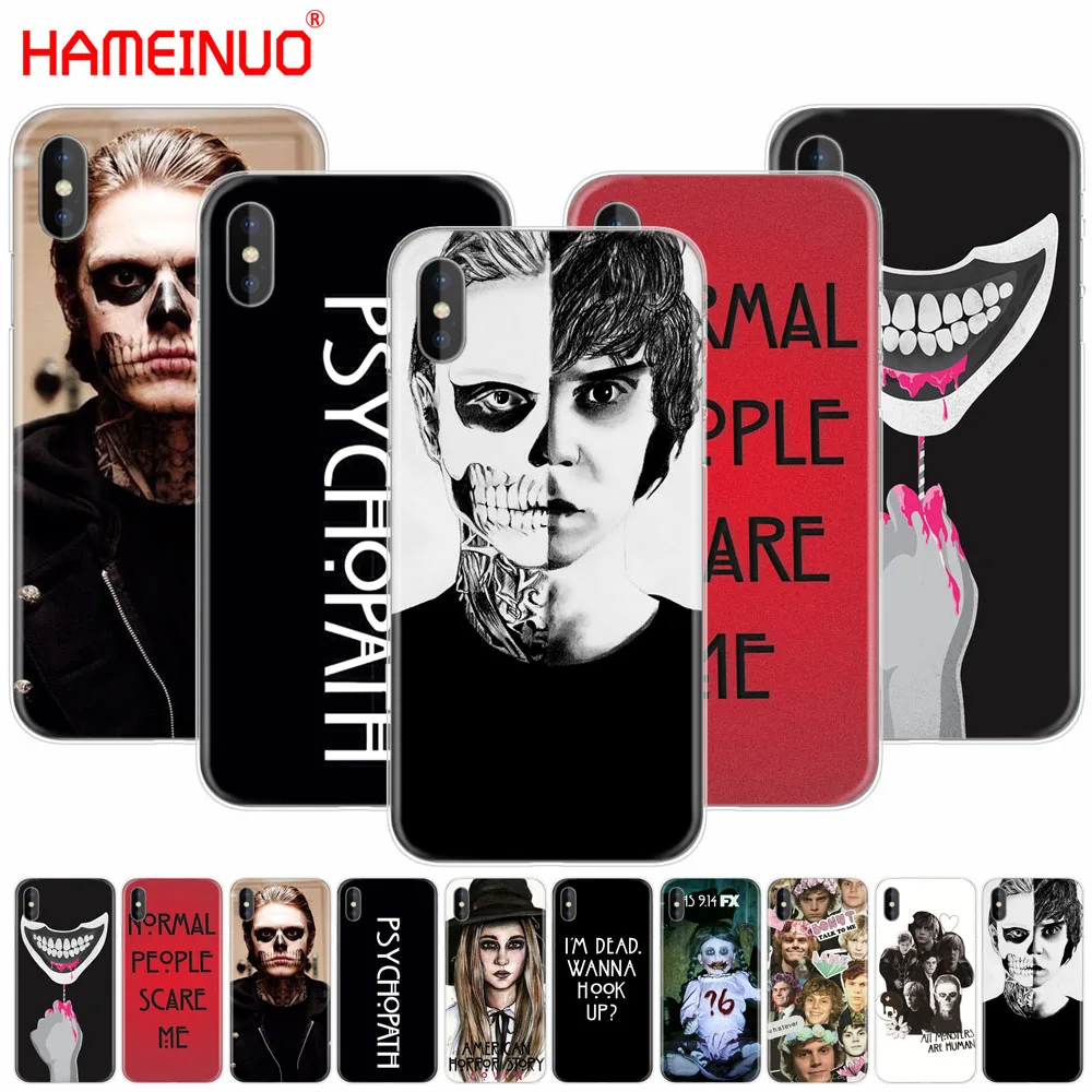 Чехол для мобильного телефона HAMEINUO psychopath evan peters чехол iphone X 8 7 6 4 4S 5 5S SE 5c 6s plus|case for