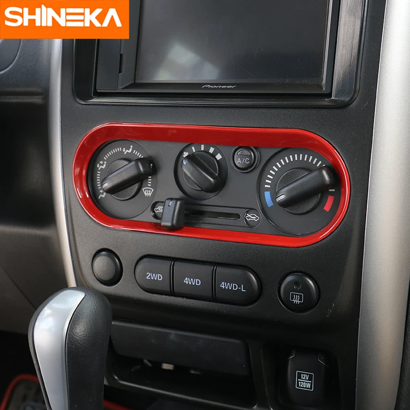 Автомобильный переключатель кондиционера SHINEKA из АБС пластика регулируемая