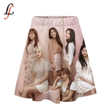 Повседневные Вечерние юбки с эластичной резинкой на талии Harajuku shein, короткая классная юбка Loona, 3D женские универсальные свободные однотонные мягкие короткие женские юбки