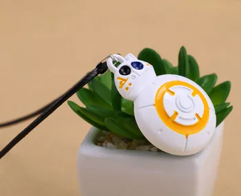 

10pcs/lot Star Wars Force Awakens BB8 BB-8 R2D2 Droid Robot Necklace Alloy Charm Pendant Cosplay Accessories Jewelry Gift