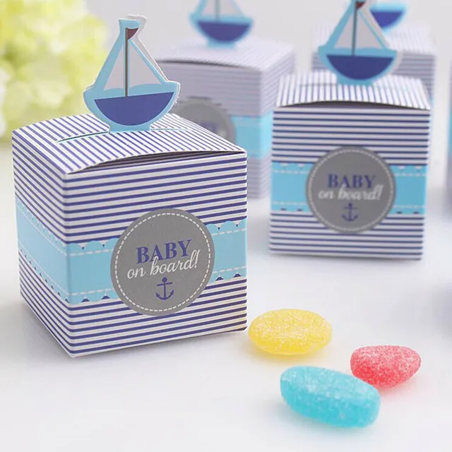 Nautical ocean wedding anchor candy boxes Chocolate Boxes Gift package