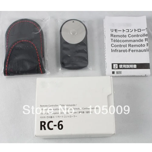 Беспроводной пульт дистанционного управления RC6 ИК для камеры canon 5DII 6d 7d 60d 550D 500D