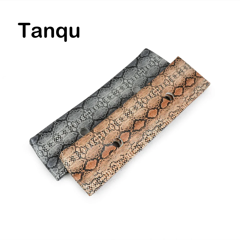 Новинка искусственная змеиная кожа TANQU зернистая фотоотделка украшение для Obag