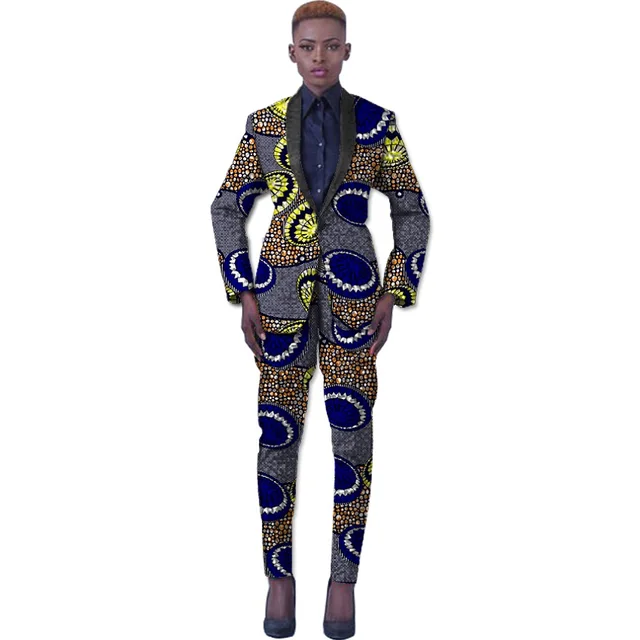 Africa Style Women Pant Suits Set Festive Suits Ladies Print Dashiki ...