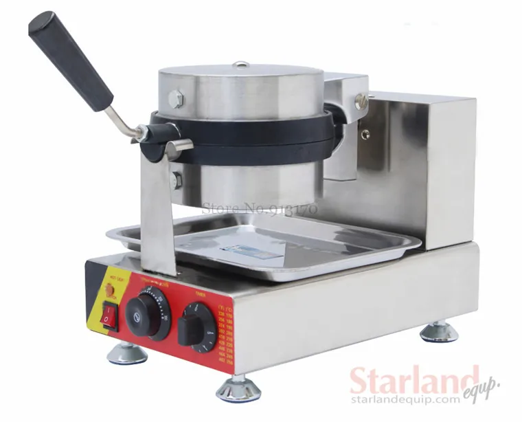 

Rotary Waffle Maker Stainless Steel Non-stick Waffle Machine 110v 220v Commercial Waffle Maker