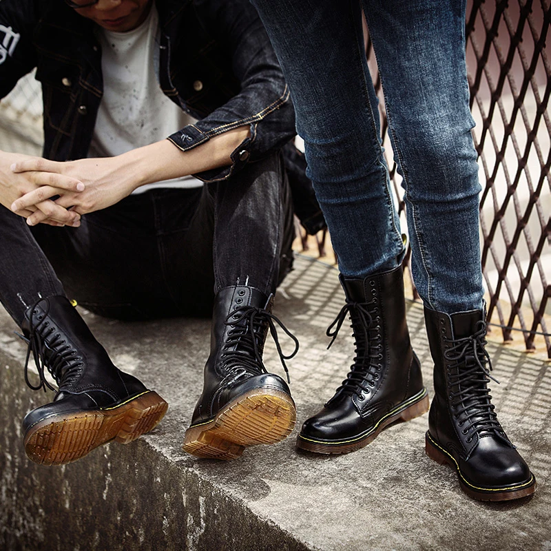 Мужская походная обувь унисекс зимние Плюшевые Теплые ботильоны из натуральной