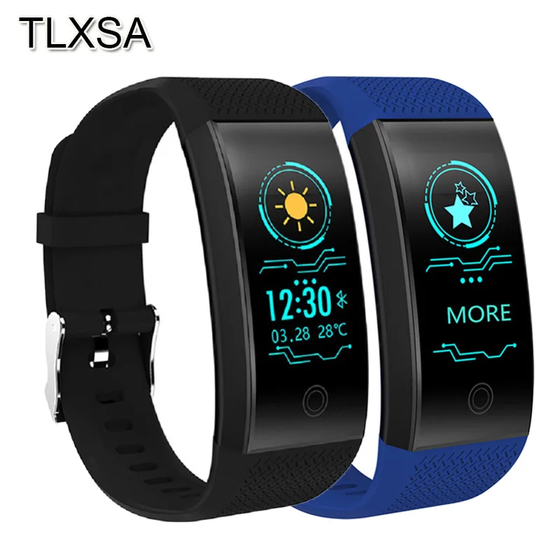 

QW18 Color Screen Smart Bracelet Heart Rate Monitor Fitness Tracker Smart Band Bluetooth 4.0 Sports IP68 Waterproof Smartband