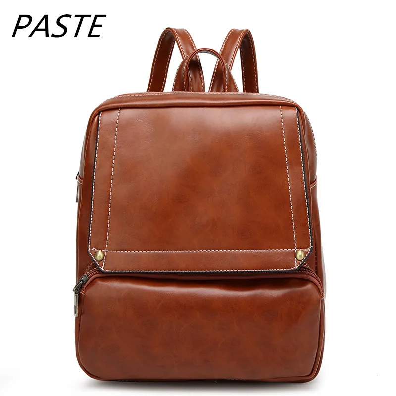 New women fashion casual shoulder bag simple trend student bag retro travel backpack bags for school