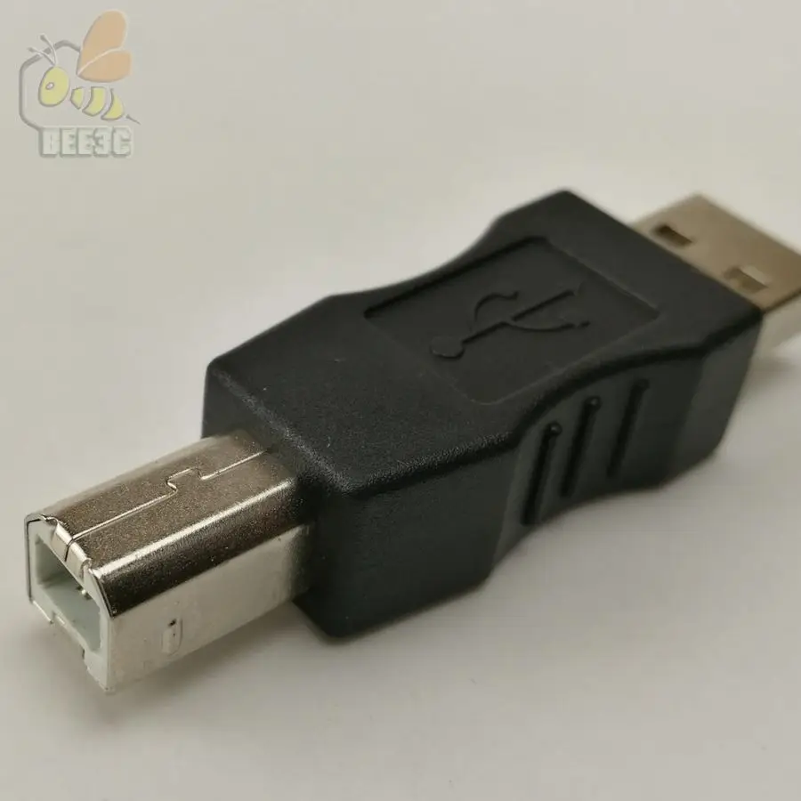 USB type B 2,0 Женский к USB type A Женский Тип B Мужской к женскому черный адаптер для печати 4 типа на выбор 100 шт