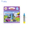 COOLPLAY Magic Water Drawing Book Coloring Book Doodle & Magic Pen Painting Drawing Board For Kids Toys Birthday Gift ► Photo 2/6
