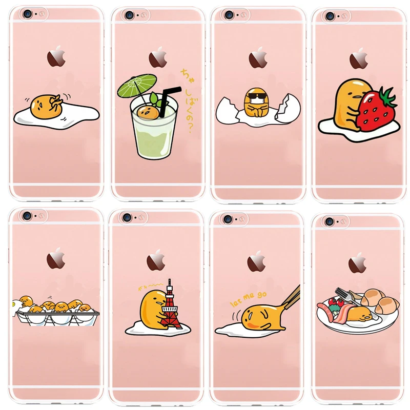 Cute Funny Gudetama Cartoon Egg Soft Silicone TPU Phone Case For iPhone 5 5S SE 6 6S 6Plus 7 7Plus 8 8Plus X XS Max 11Pro MAX 11 | Мобильные