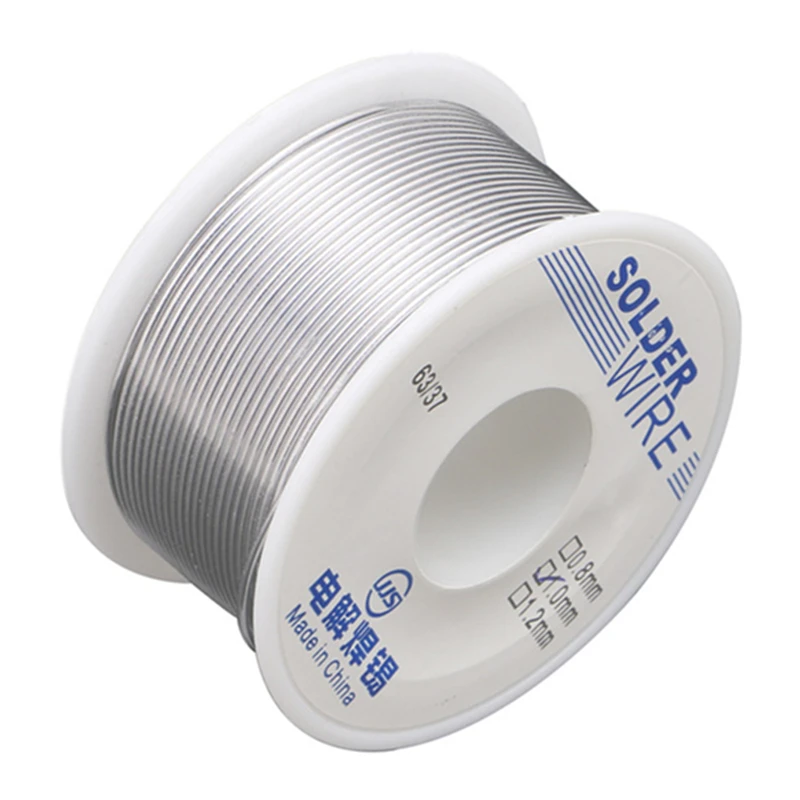 

Solder Wire 50g 0.8mm 1.0mm Welding Line Flux 2.0% Tin Rosin Core Sn60/Pb40 No-sputtering Soldering Accessory Tools