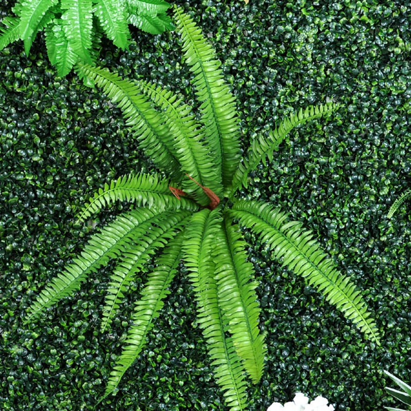 40*60 см поддельные искусственные зеленые стены вертикальные дома сад экран растения хедж плюща - Цвет: 2