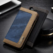 

FGHGF Case For Apple iPhone X Luxury Retro Leather Stand Flip Adsorption Card Slot Phone Case Cover Back Case For iPhoneX