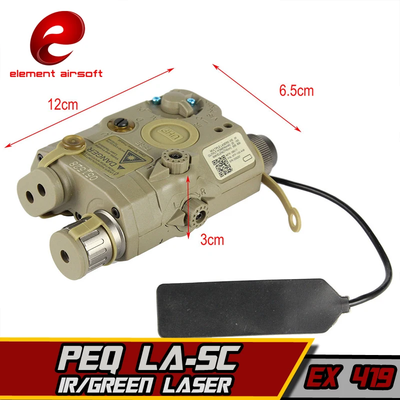 EX419-Element-LA-5C-PEQ-UHP-Appearance-Green-Laser-And-Flashlight-For-Hunting-IR-Laser-Tactical (1)