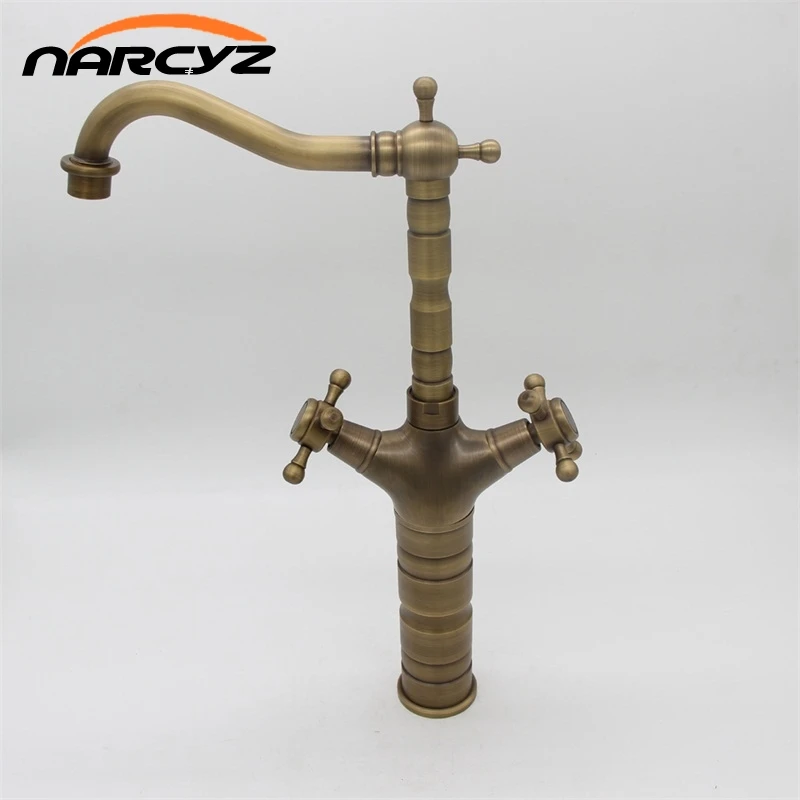 Promotional antique brass finishing kitchen sink faucet XR GZ 7307