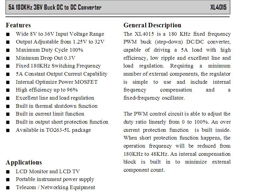 XL4015 E1 5A DC В DC CC CV литиевая батарея понижающая зарядная плата светодиодный преобразователь питания литиевый модуль зарядного устройства