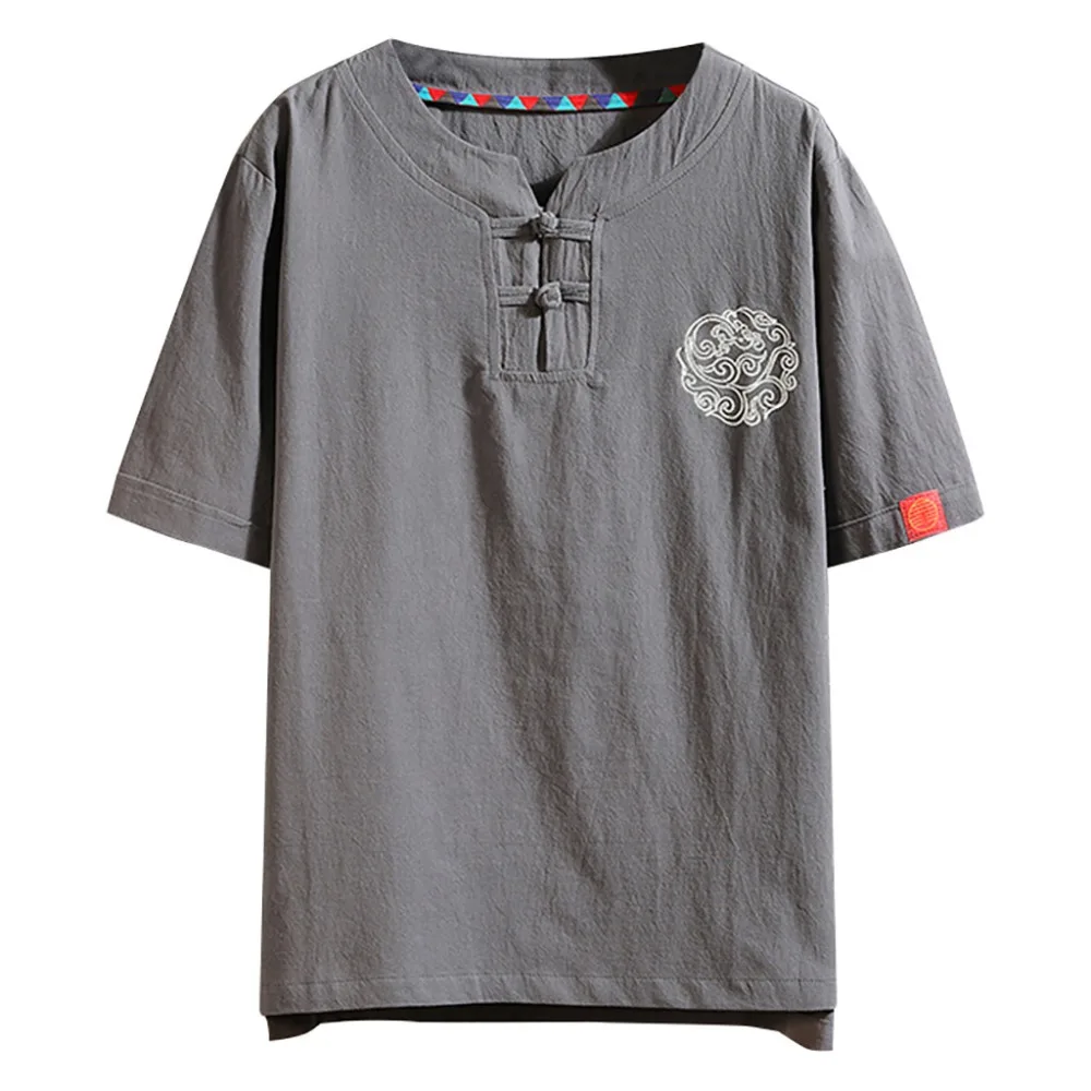 2019 men's vintage embroidery cycling jersey retro comfortable loose casual cycling jersey 2019 pro team short sleeve 40J15 (16)