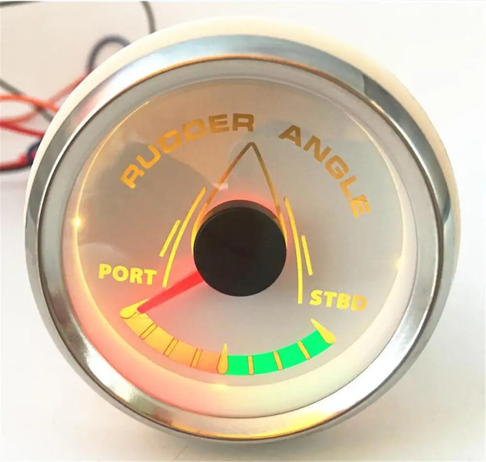1 шт стиль 52 мм руль метров угол 9-32vdc морской руль угол датчики с 8 видов Подсветка Цвет для лодки судно Yacht