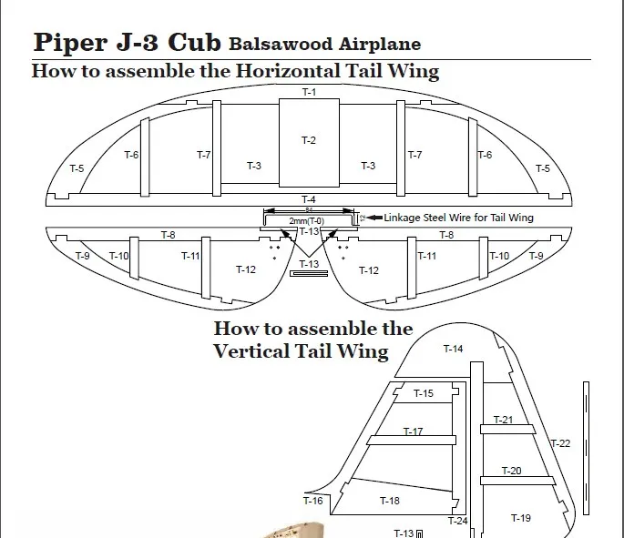 Piper J-3 Cub J3 Balsa дерево RC самолет лазерная резка комплект 1800 мм(7") строительные деревянные модели/деревянный самолет