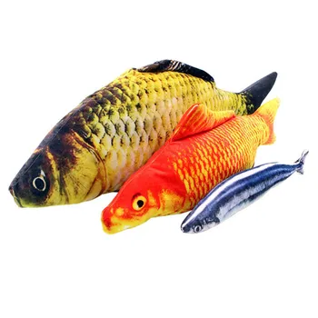 

Funny Simulation Carp Plush Toy Stuffed Catnip Fish Plush Stuffed Animal Toys High quality Plush