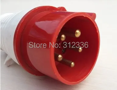 

Промышленная вилка для генератора, трехфазная, 380 В