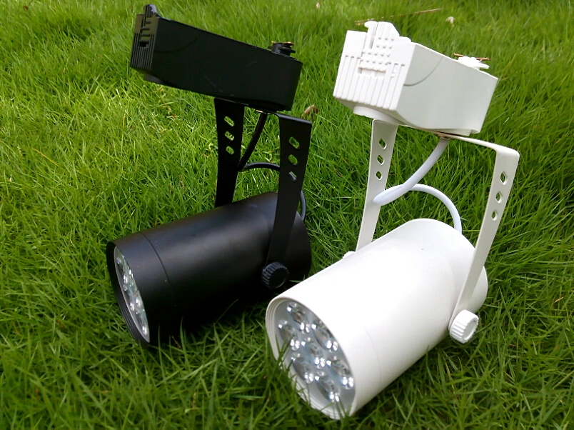 7 Вт Крытый светодиодный рельсовый прожектор лампы энергосберегающие домашние декоративные лампочки 7X1 Вт лампы освещения 7 шт. чипы AC85-265V