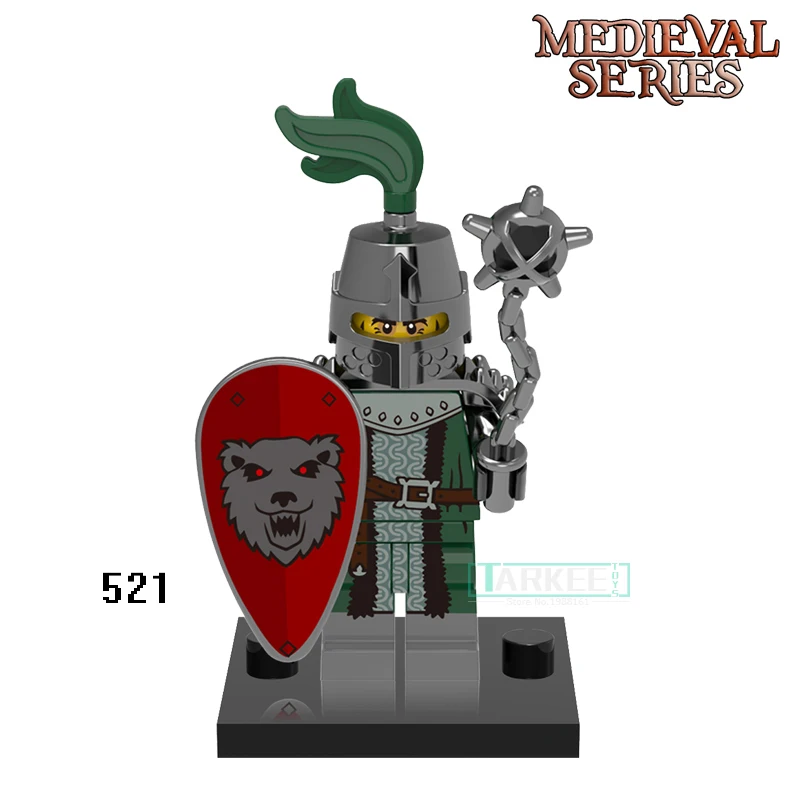

Building Blocks Frightening knight Figures XH521 Medieval Knights Super Heroes Star Wars Set Action Bricks Kids DIY Toys Hobbies