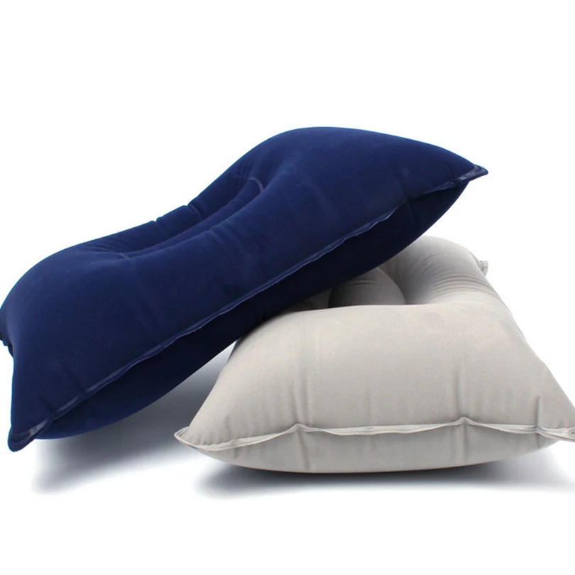 2 Colors PVC Pillows Sleeping Travel Pillow Neck Easy To Carry And