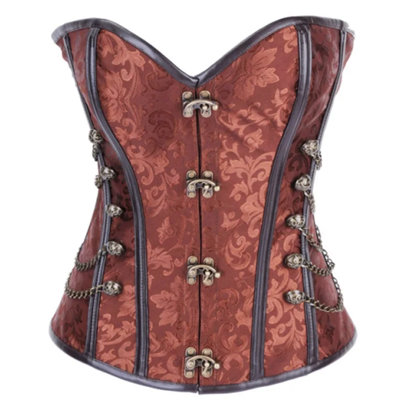 Steampunk Corset Bustier Gothic Modeling Strap Corset Women Corselet