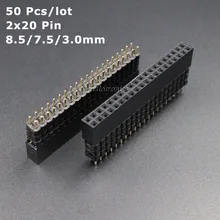 Hellotronics 50 шт./лот 2x 20-контактный разъем 8,5/7,5/3,0 мм GPIO Header для Raspberry Pi A+ Raspberry Pi B+ Pi 2 Pi 3 Pi 4