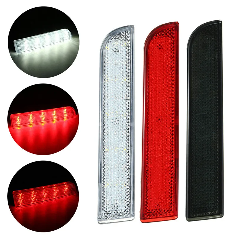 2 шт. 3528 SMD 30LED красный задний бампер отражатель тормоз остановка поворота свет