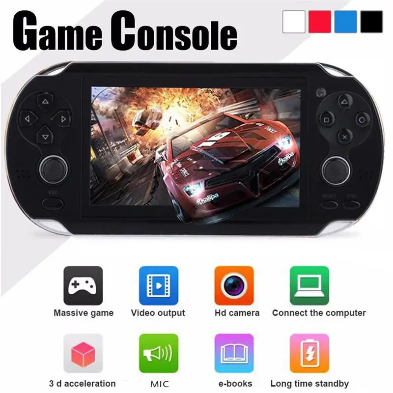 4.3'' Multi Function Portable Game Handheld Game Console 4GB Memory