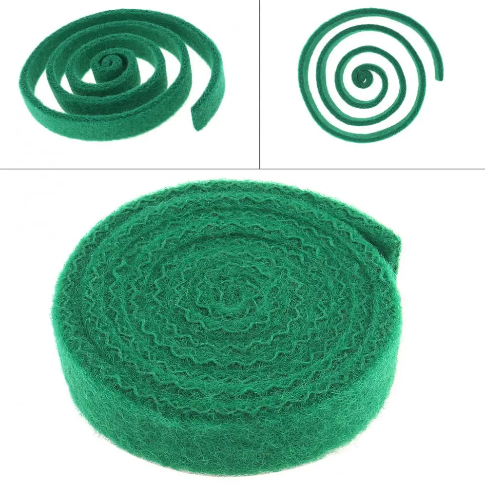 

1400x25x8mm Durable Blackish Green Piano Accessories Piano Back Wool Key Cloth Repair Parts for Piano