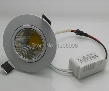 

Dimmable 3w/5W/10W LED COB ceiling Light High Power LED Spot Light Downlight Down Lamp 100-240V 110V 220V ,free shippng