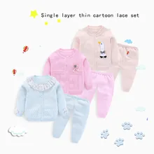 Кардиган свитер с тонкой хлопковой пряжи для детей и младенцев