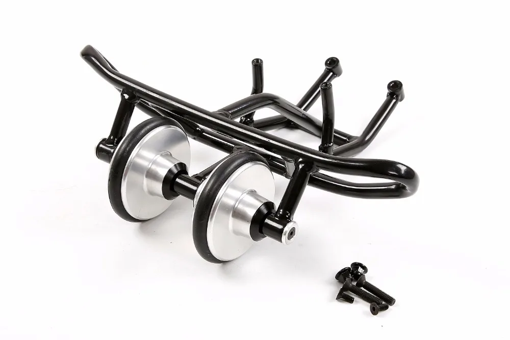 Rear wheel bar wheelie bar with Double wheel For HPI BAJA 5B KING MOTOR