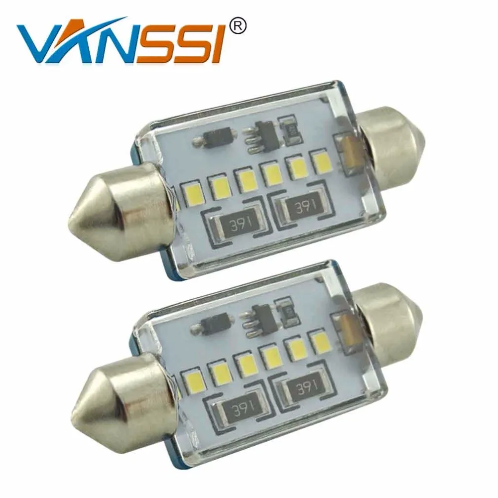 KATUR Ampoule C5W LED, 39mm 1.54'' Festoon LED Canbus 12V 24V