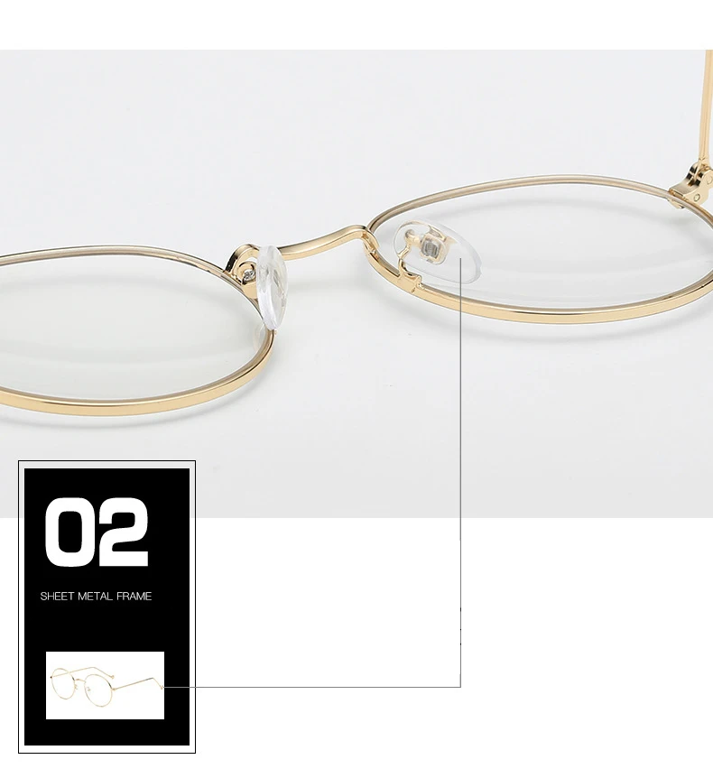 Диоптрий SPH 0-0,5-1-1,5-2-2,5-3-3,5-4-4,5-5-5,5-6 металлическая маленькая рамка Рецептурные очки для близоруких оптических очков
