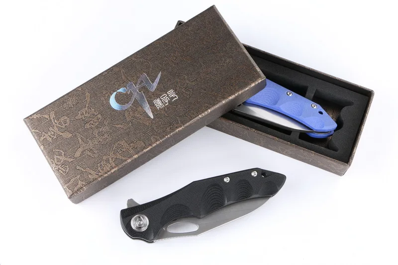 CH Nighthawk-G10 Флиппер складной нож D2 лезвие шарикоподшипник G0+ стальная ручка Походный охотничий карманный нож EDC инструменты