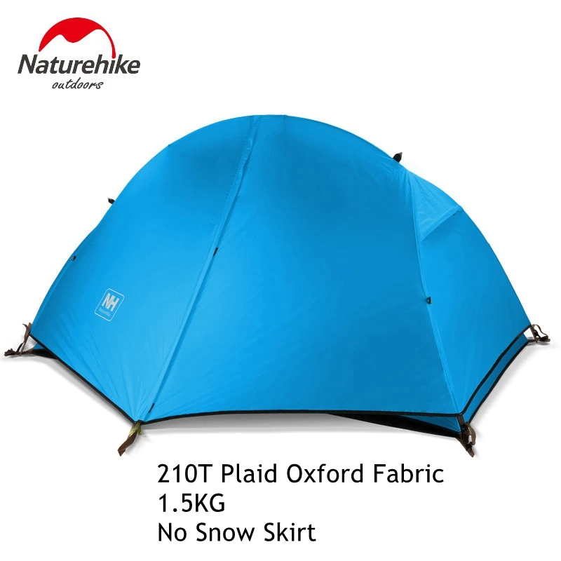 NatureHike/высококачественные Семейные вечерние палатки для 1, 2, 3, 4, 6, 7, 8 человек, водонепроницаемые палатки для кемпинга, надувные Семейные палатки - Цвет: 1 people 201T