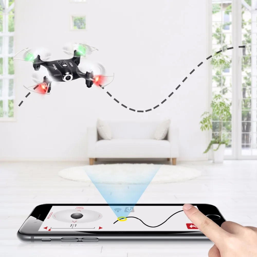 Syma X21W Радиоуправляемый вертолет мини Дрон с камерой WIFI FPV передача в реальном