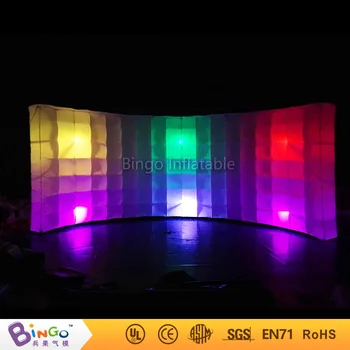 

Free shipping Outdoor lighting decoration photo booth inflatable wall backdrop for event toy tent