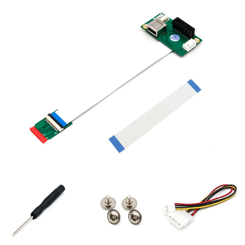 M.2 NGFF ключ A/E к переходному адаптеру PCIE PCI E X1 USB Molex 4Pin адаптер питания Express