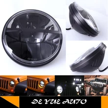 Большая Акция светодиодный фонарь для вождения 65 Вт " Круглый с отражателем и высокая низкая головка луча для Jeep Hummer