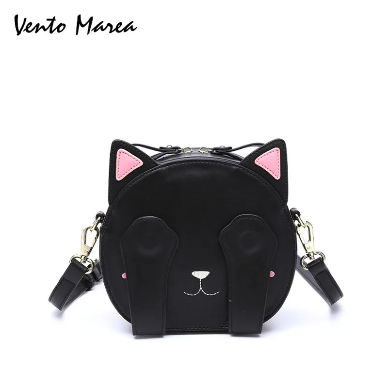 Circulaire Design Fashion Femmes Sac Bandoulière Cuir Femme Bandoulière Messenger