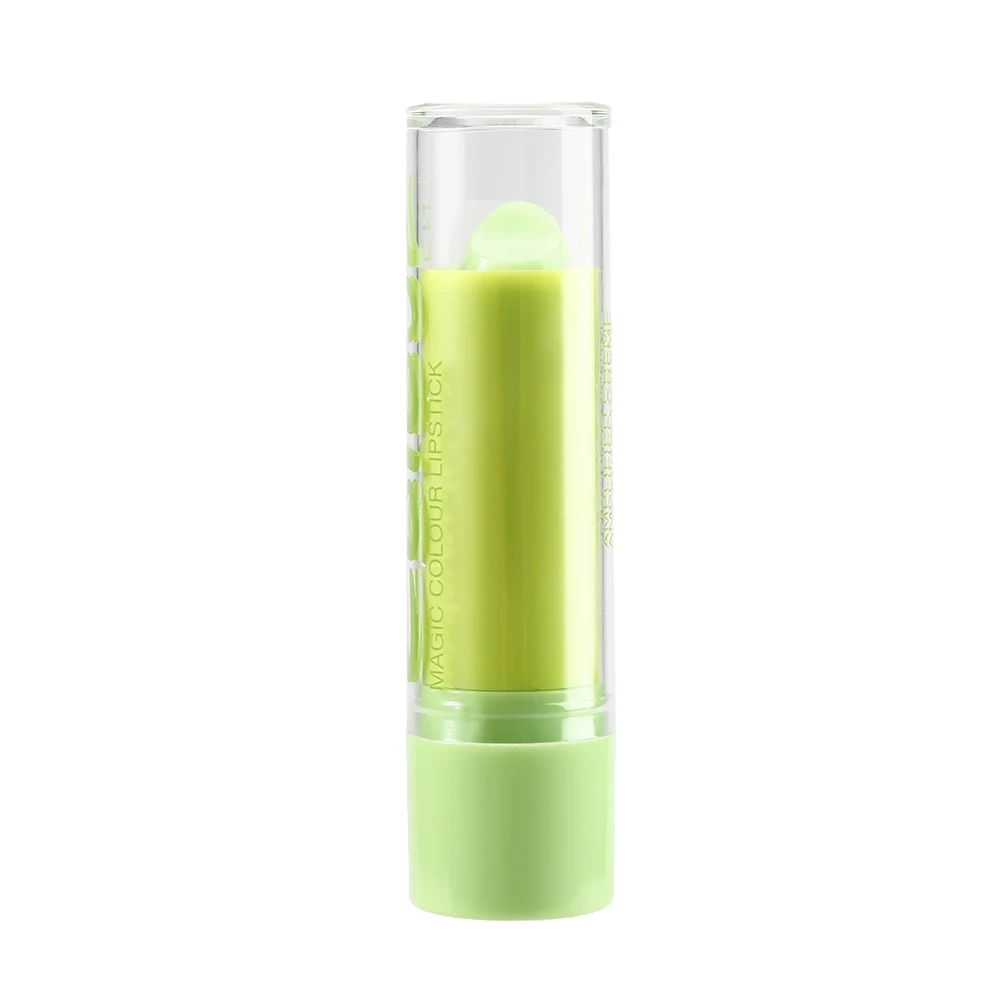 5pcs Color changing Moisture Magic Lip Balm temperature Change Color Green Turn Into Pink Anti-aging Protection Lip makeup TSLM1