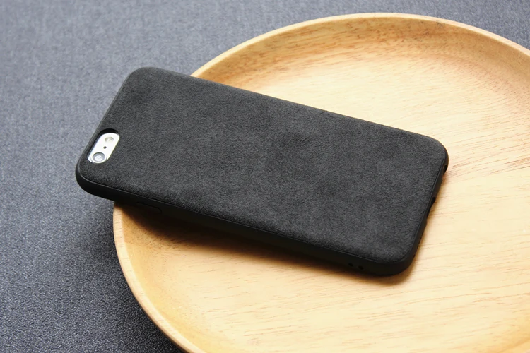 Case for iPhone X XS Max XR 11 Pro MAX Italian Suede Like Fabric Downy Leather Cover Luxury Phone Housing Coque Hundas Shell iphone 7 plus case