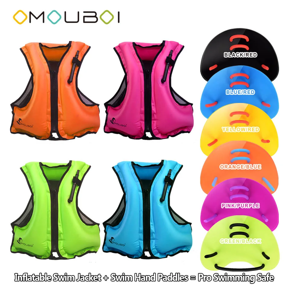 OMOUBOI Unisex Water Sport Swim Safe Device Fast Inflatable Floating