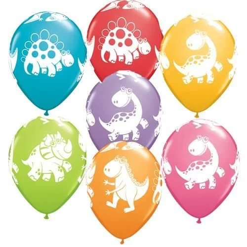 

Free Shipping 12pcs The Dinosaur Balloons Globos Latex Balloon Kids Classic Toys Animal balloon